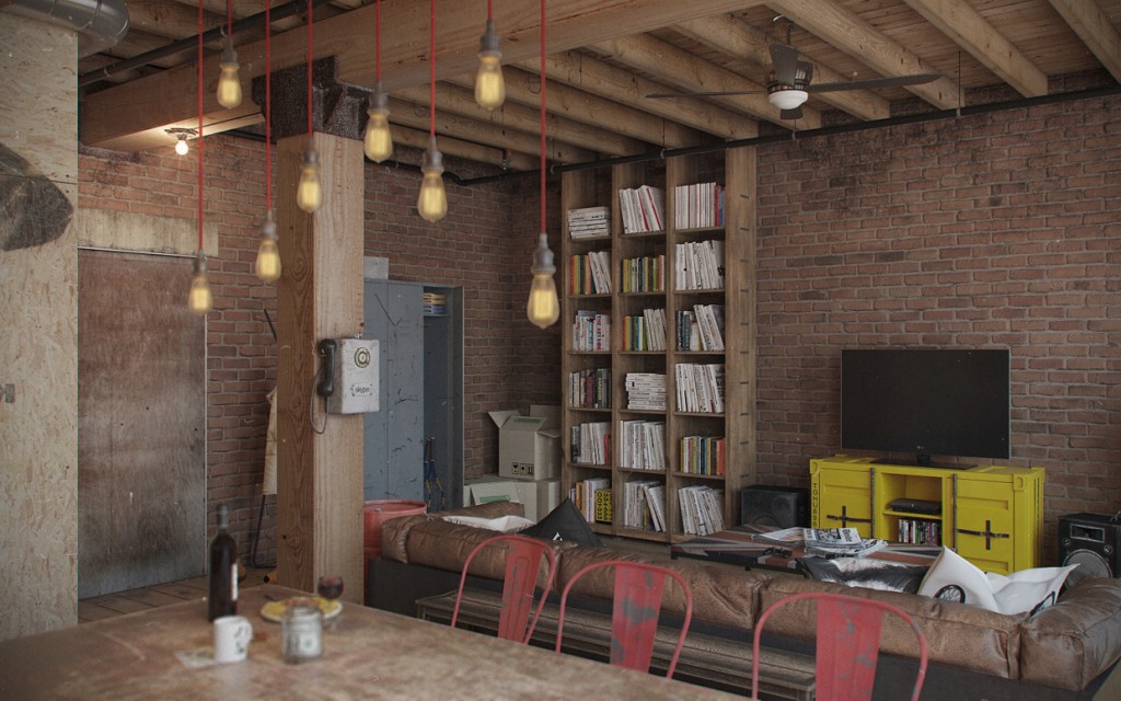 Loft in stile industriale