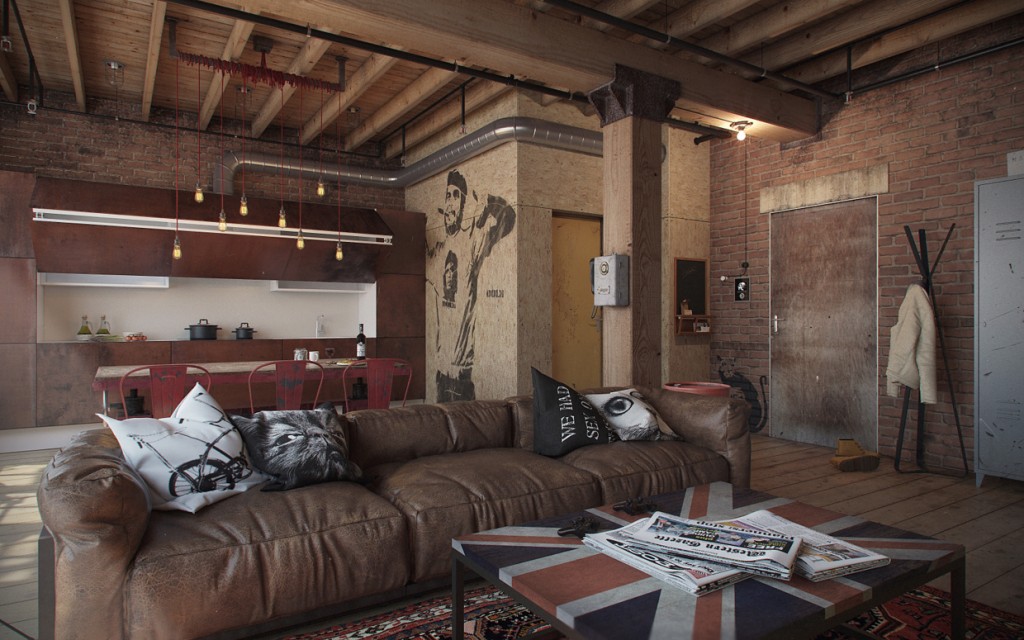 Loft in stile industriale