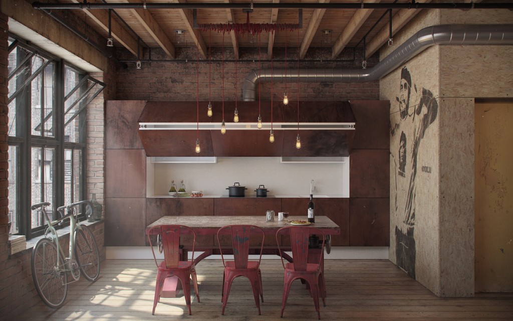 Loft in stile industriale