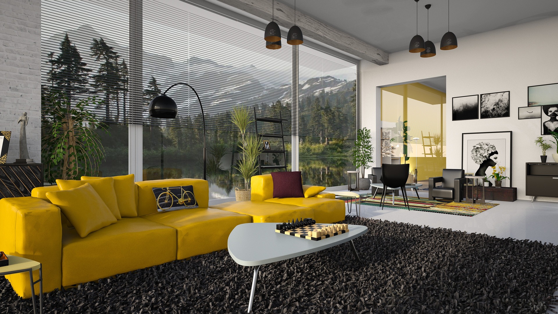 yellow decor