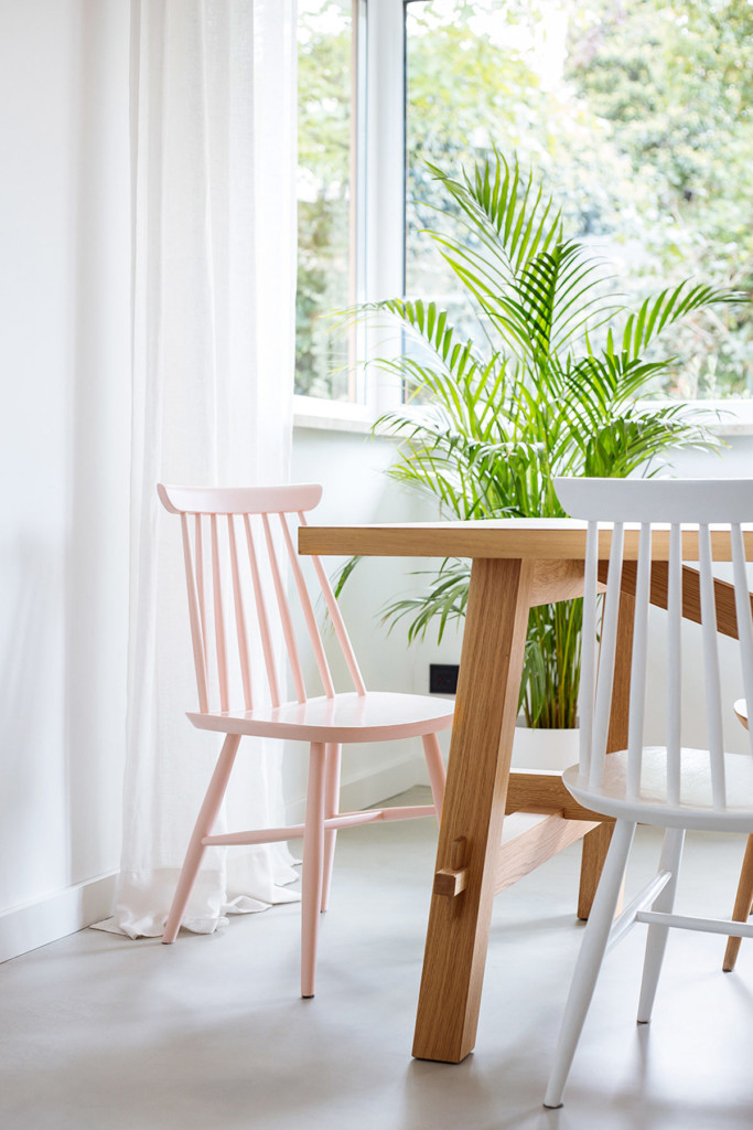 pink dining chairs 2